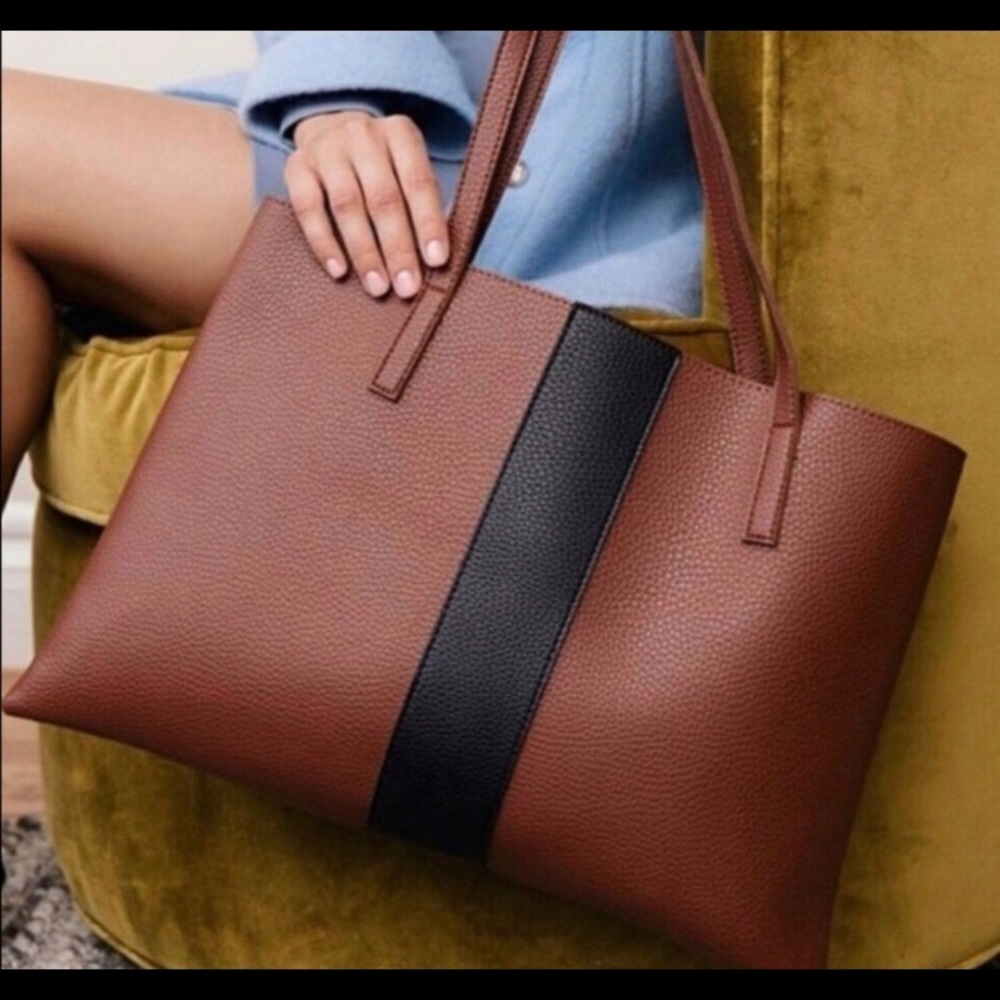 VINCE CAMUTO Vegan Leather Tote Bag
